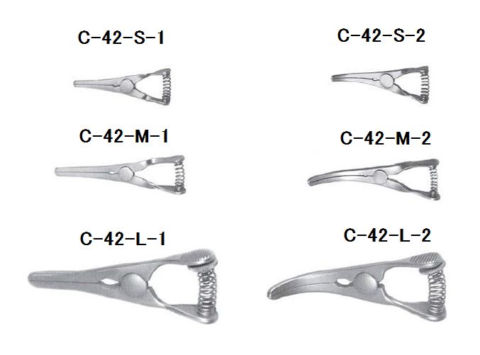 ブルドック血管鉗子各種