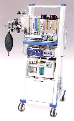 小動物全身麻酔装置（自動呼吸装置付）